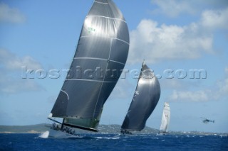 Antigua Saiing Week 2004, Z86s Pyewacket and Morning Glory