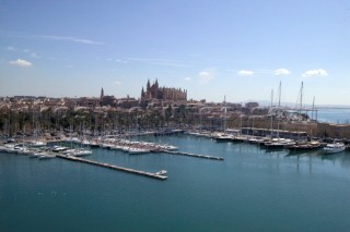 View over the harbour in Palma, Mallorca