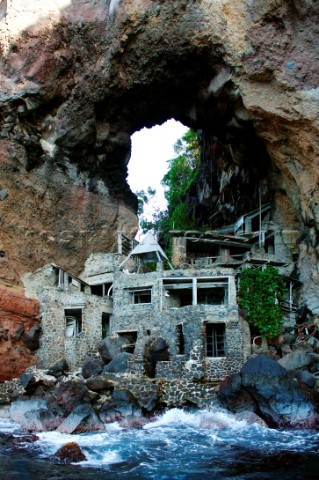 Original Moonhole building Bequia