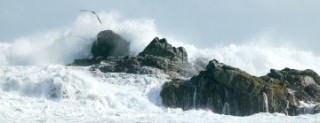 Rocks off Petit Nevis