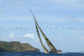 Antigua Classic Yacht Regatta 2004, 137ft J-Class sloop RANGER