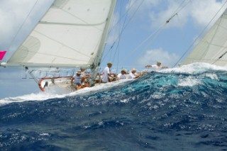 Antigua Classic Yacht Regatta 2004, 73ft yawl BOLERO (built 1949)