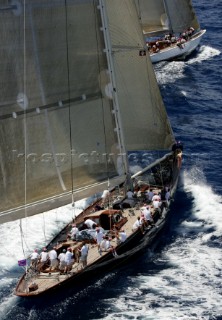 Antigua  18 04 05 Antigua Classic Week 2005 Race 3: Ranger and Velsheda