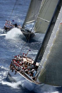 Antigua  18 04 05 Antigua Classic Week 2005 Race 3: Ranger and Velsheda