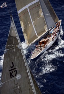 Antigua  18 04 05 Antigua Classic Week 2005 Race 3: Ranger and Velsheda