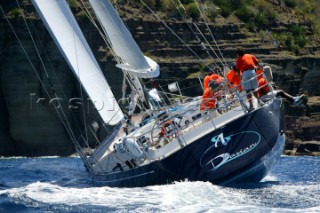 Antigua Sailing Week 2005. DASIAN - Swan 75