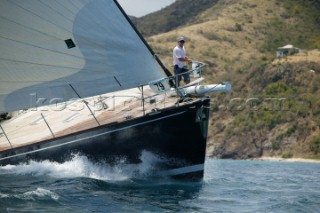 Antigua Sailing Week 2005. KALIKOBASS II - 104ft sloop