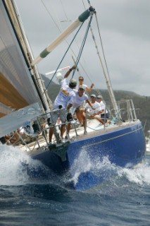 Antigua Sailing Week 2005. CAPERCAILLE - Swan 77