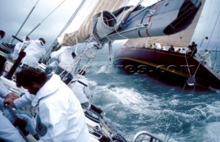 Simon Le Bon and his Maxi yacht Drum