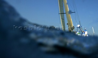 Volvo Ocean Race 2005-2006. Movistar - Volvo 70 Canting ballast swing keel