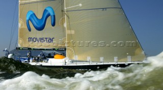 Volvo Ocean Race 2005-2006. Movistar - Volvo 70 Canting ballast swing keel