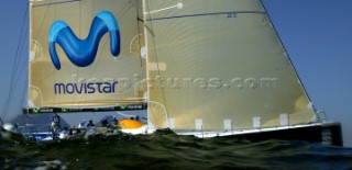 Volvo Ocean Race 2005-2006. Movistar - Volvo 70 Canting ballast swing keel