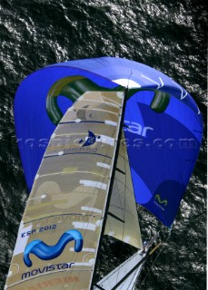 Volvo Ocean Race 2005-2006. Movistar - Volvo 70 Canting ballast swing keel