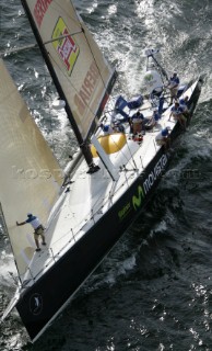 Volvo Ocean Race 2005-2006. Movistar - Volvo 70 Canting ballast swing keel