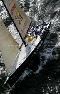 Volvo Ocean Race 2005-2006. Movistar - Volvo 70 Canting ballast swing keel