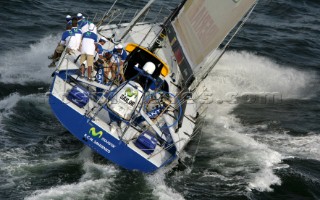 Volvo Ocean Race 2005-2006. Movistar - Volvo 70 Canting ballast swing keel