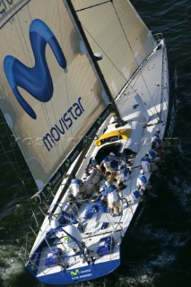 Volvo Ocean Race 2005-2006. Movistar - Volvo 70 Canting ballast swing keel