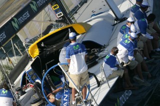 Volvo Ocean Race 2005-2006. Movistar - Volvo 70 Canting ballast swing keel