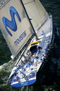 Volvo Ocean Race 2005-2006. Movistar - Volvo 70 Canting ballast swing keel