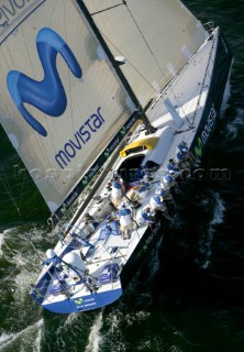 Volvo Ocean Race 2005-2006. Movistar - Volvo 70 Canting ballast swing keel