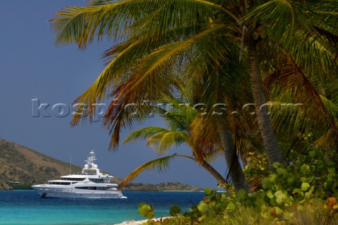 Jost Van Dyke Island  British Virgin Islands April 2005 Sandy Cay  Cruise