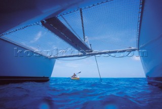 British Virgin Island - Caribbean -. Cruise on board of catamaran