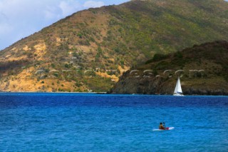 Jost Van Dyke Island - British Virgin Islands - CaribbeanSandy Cay Islet -Landscape