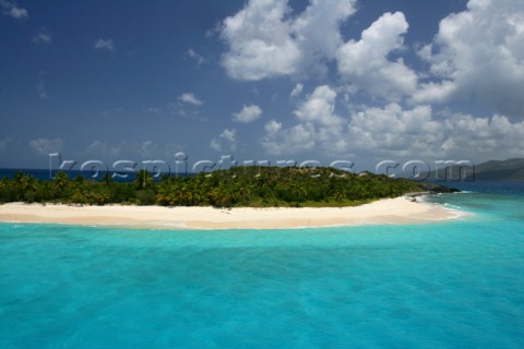 Jost Van Dyke Island  British Virgin Islands  CaribbeanSandy Cay Islet 