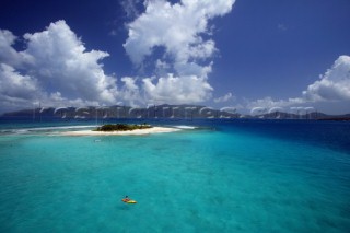 Jost Van Dyke Island - British Virgin Islands - CaribbeanGreen Cay and Little Jost Van Dyke overview