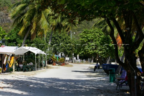 Jost Van Dyke Island  British Virgin Islands The village of Great Harbour on Jost Van Dyke 