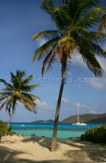 Tortola Island - British Virgin Islands- CaribbeanThe Christal waters of Prickly Pear Island near Bitter End Marina and Yacht Club