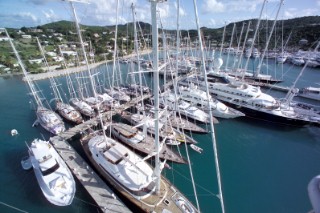 Marina at Falmouth harbour, Antigua