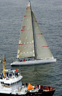 Carrera at the start of the Rolex Transatlantic Challenge 2005.