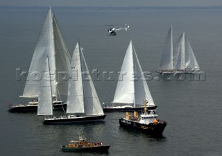 The start of the Rolex Transatlantic Challenge 2005.