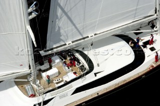 Drumbeat at the start of the Rolex Transatlantic Challenge 2005.