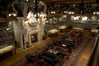 Interior of the New York Yacht Clubs famous Model Room.