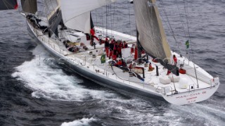 Plymouth 01 06 05Rolex Transatlantic Challenge 2005Century-old transatlantic sailing record fallsThe 100-year old west-to-east race record across the North Atlantic, between New York and the Lizard, fell this morning to Robert Millers Mari-Cha IV.Mari-Cha IV,making her time for the 2,925 mile course from the Ambrose light off New York harbour, 9 days 15 hours 55 minutes and 23 second at an average speed for the course of 12.61 knots. The record set by Americas Cup veteran Charlie Barr on board Wilson Marshalls Atlantic in the race for the Kaisers Cup in 1905 was 12 days 4 hours 1 minute and 19 seconds, so Mari-Cha IV, despite the inclement weather conditions experienced during the first half of the race, has still taken 2 days 12 hours 5 minutes 56 seconds off the race record.