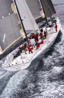 Plymouth 01 06 05Rolex Transatlantic Challenge 2005Century-old transatlantic sailing record fallsThe 100-year old west-to-east race record across the North Atlantic, between New York and the Lizard, fell this morning to Robert Millers Mari-Cha IV.Mari-Cha IV,making her time for the 2,925 mile course from the Ambrose light off New York harbour, 9 days 15 hours 55 minutes and 23 second at an average speed for the course of 12.61 knots. The record set by Americas Cup veteran Charlie Barr on board Wilson Marshalls Atlantic in the race for the Kaisers Cup in 1905 was 12 days 4 hours 1 minute and 19 seconds, so Mari-Cha IV, despite the inclement weather conditions experienced during the first half of the race, has still taken 2 days 12 hours 5 minutes 56 seconds off the race record.