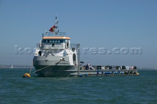 Declaration Barge at the Round the Island Race 2005