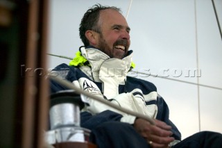 On board Gipsy Moth IV after her relaunch in June 2005