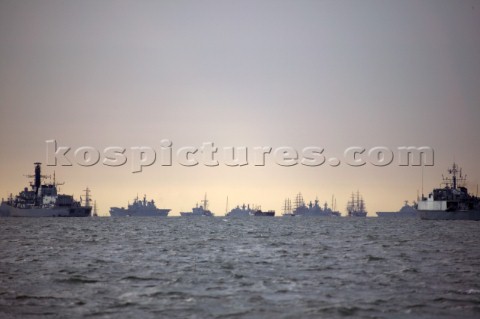 Trafalgar 200 warship and fleet review celebrations 2005