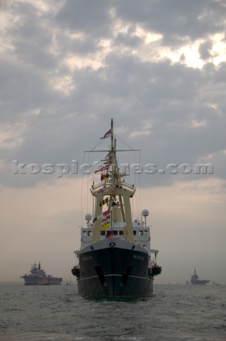 Trafalgar 200 warship and fleet review celebrations 2005