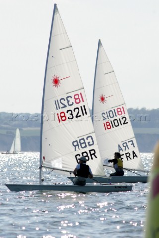 Kiel  Germany  23 june 2005 KIELER WOCHE  day 2 of the Olympic Class regatta started with a postpone