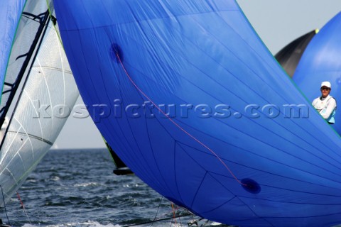 Kiel  Germany  23 june 2005 KIELER WOCHE  day 2 of the Olympic Class regatta started with a postpone