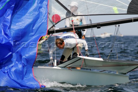 Kiel  Germany  23 june 2005  KIELER WOCHE  day 2 of the Olympic Class regatta started with a postpon