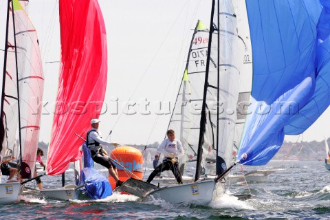 Kiel  Germany  23 june 2005 KIELER WOCHE  day 2 of the Olympic Class regatta started with a postpone