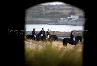 Mahon Baleares Spain 14 07 05ROLEX DINNER PARTY AT THE FORTALEZA DE ISABEL II, LA MOLA.