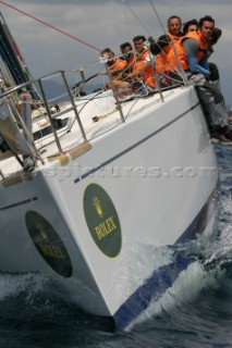 Saint Tropez - 14 06 2005. Giraglia Rolex Cup 2005. Day 3 - Bella Donna. Photo.Simon Palfrader/ROLEX/