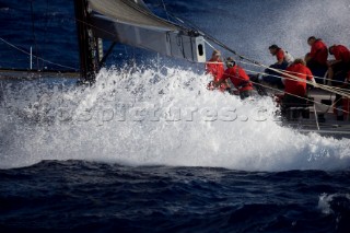 Transpac 50 surfing down wind