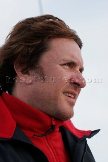 Onboard the maxi yacht Drum during the Fastnet of 2005, 20 years after the yachts fateful capsize in the same race. Celebrity rockstar Simon Le Bon is sailing with the original crew.